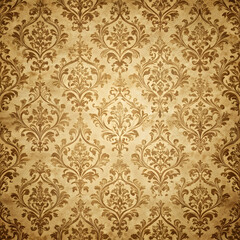 Fototapeta premium Beige and brown vintage texture background for retro design