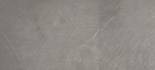 The table surface is made of stainless steel. Stainless steel texture.
