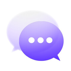 blurry chat button 