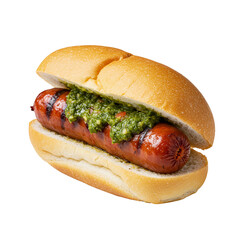 Discover the ultimate choripan experience grilled sausage sandwich with chimichurri sauce