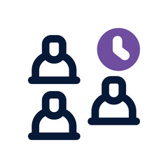 student duotone icon. Sleek and modern vector icon for websites, mobile apps, marketing materials, and corporate design. Fully scalable and ready to use.