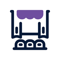 theater duotone icon. Sleek and modern vector icon for websites, mobile apps, marketing materials, and corporate design. Fully scalable and ready to use.