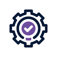 setting duotone icon. Sleek and modern vector icon for websites, mobile apps, marketing materials, and corporate design. Fully scalable and ready to use.