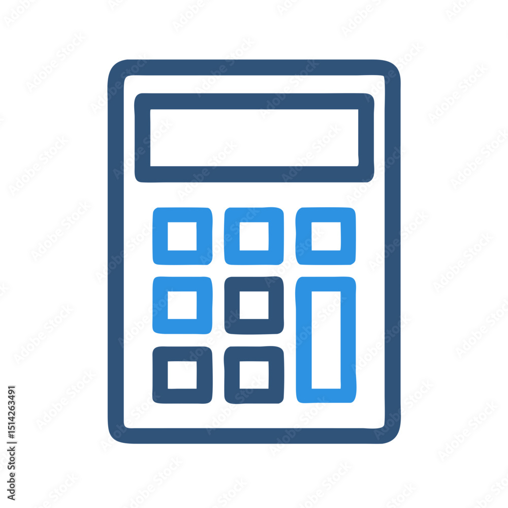Poster professional calculator icon design element transparent background