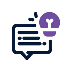 idea duotone icon. Sleek and modern vector icon for websites, mobile apps, marketing materials, and corporate design. Fully scalable and ready to use.