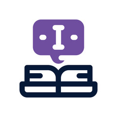 Obraz premium study information duotone icon. Sleek and modern vector icon for websites, mobile apps, marketing materials, and corporate design. Fully scalable and ready to use.