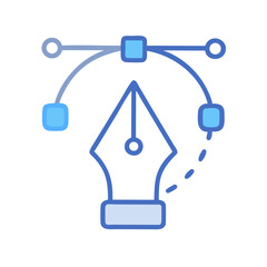 Professional design tool icon isolated cutout transparent background