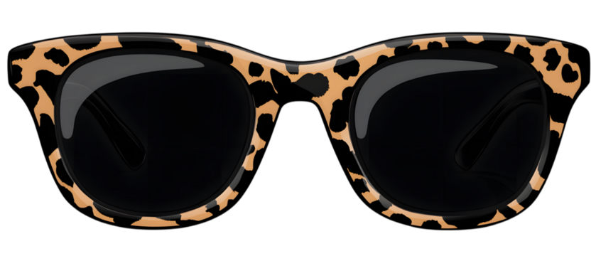 Stylish leopard print sunglasses
