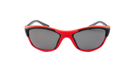 Red and black sports sunglasses