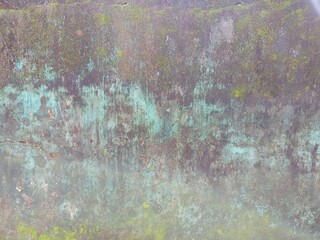 Abstract Close-up of Patina Copper Metal Texture