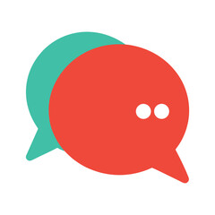 Minimal Chat Bubble Communication Icon