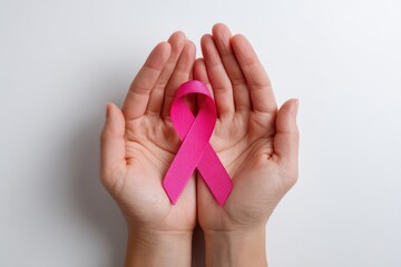 pink ribbon brest cancer