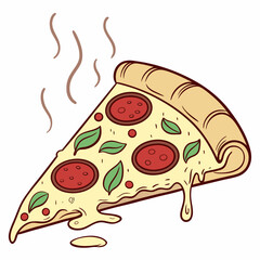 pizza slice new  vector art $ svg
