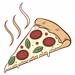 pizza slice new  vector art $ svg