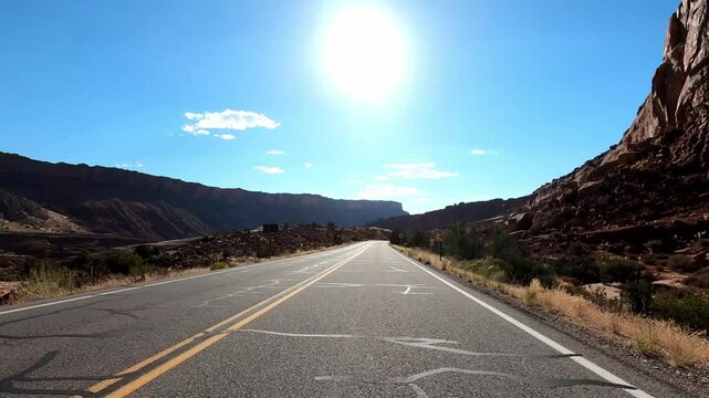 Utah Driving 2002 Arches Moab Red Rock Desert