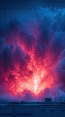 Obraz premium Dramatic, vibrant clouds