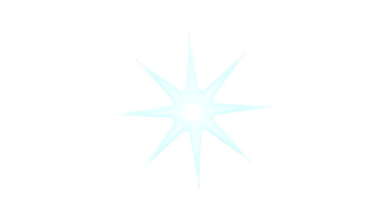 Obraz premium blue starburst radiant glow digital illustration