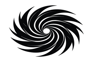 Obraz premium Abstract swirling wind flow with elegant motion in soft lines lioncut art illustration