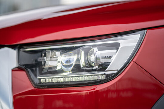 KRASNOYARSK, RUSSIA - May 30, 2025: Red Jac T8 Pro