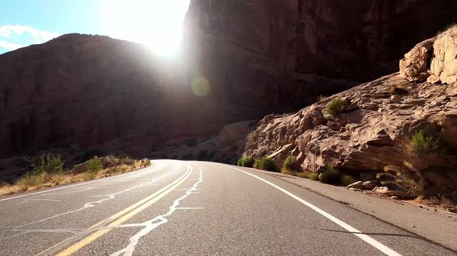 Utah Driving 2004 Arches Moab Red Rock Desert
