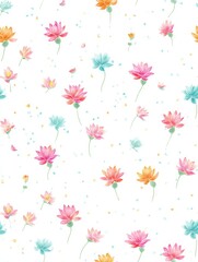 seamless lotus pattern