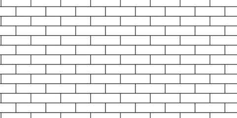 white brick wall texture and solid bricks seamless pattern background.