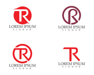T letters logo and symbols template icons app