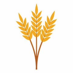 vector illustration of wheat