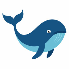 Obraz premium whale-on-white-background--.svg