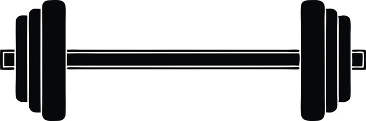 Obraz premium barbell vector illustration