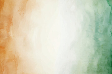 Indian watercolour background orange, saffron, kesari, green, independence day, republic day, banner, poster, 15 august, 26 january, design 