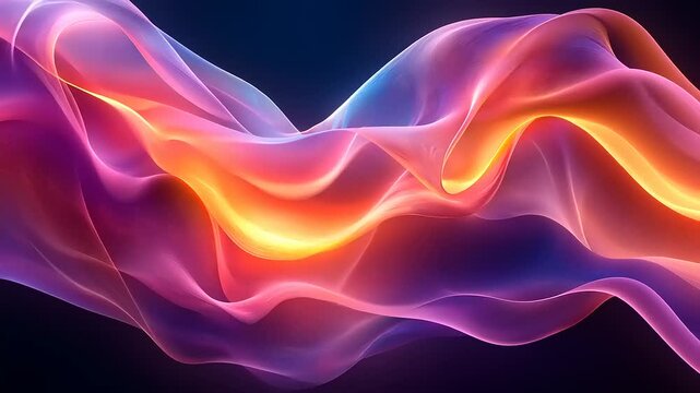 Abstract flowing digital background with vibrant colors and dynamic movement