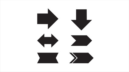 Arrow Icon, vector Icon, Direction Icon, Icon Elements