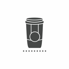 Vector. Coffee cup symbol. Icon symbol design template.
