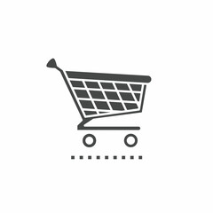 Vector. Trolley symbol. Icon symbol design template.