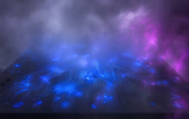 Fototapeta premium Abstract futuristic landscape