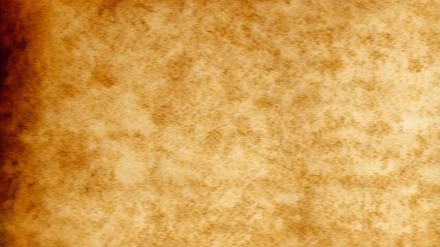 A close up of a parchment paper with a rough edge on the right side of the frame shot background texture video