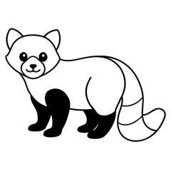 Obraz premium panda-on-white-background--.svg