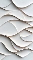 Subtle Ivory Minimalist Grid Pattern with Soft Wave Texture