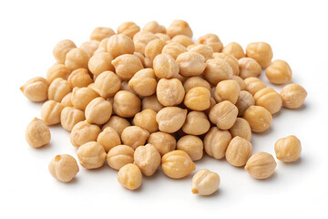 Chickpeas isolated on transparent background