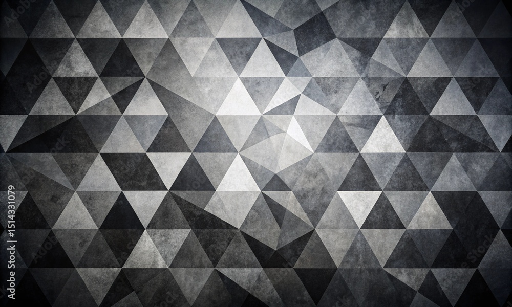 Poster black white dark gray abstract background. geometric pattern shape. line triangle polygon angle. gra