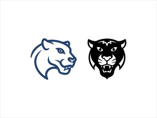 Panther logo design,unique panther logos