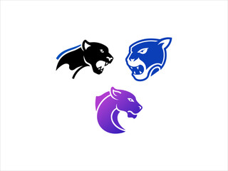 Panther logo design,unique panther logos