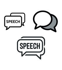 speech bubble icon