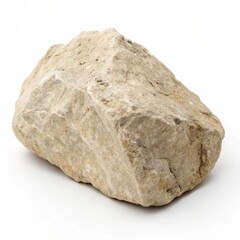 Rock isolated on white background