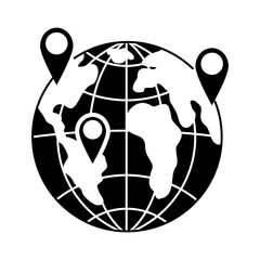 World Icon Glyph