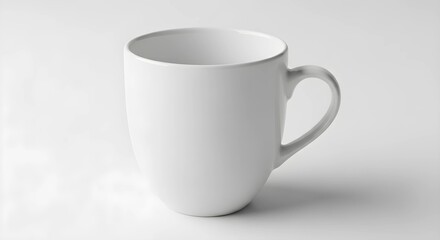 Fototapeta premium White Ceramic Cup