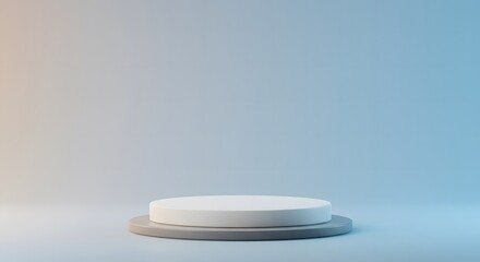 Clean, round, white medical pills and capsules are isolated on a blue background and in a clear glass container