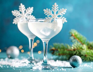 Refreshing winter cocktails
