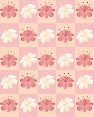 seamless pattern with flowers